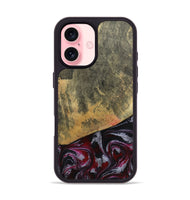 iPhone 16 Wood Phone Case - Reign (Red, 803233)