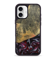 iPhone 16 Plus Wood Phone Case - Reign (Red, 803233)