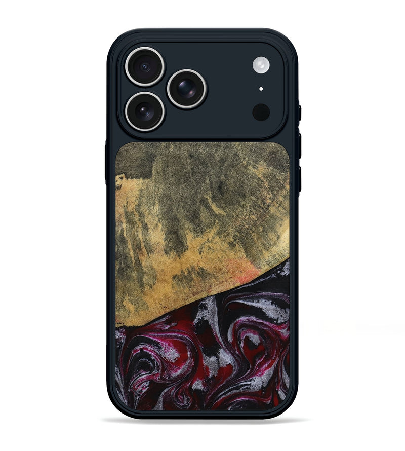iPhone 17 Pro Max Wood Phone Case - Reign (Red, 803233)