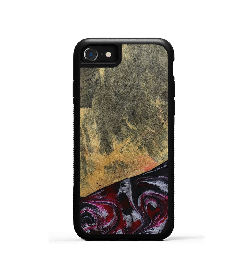 iPhone SE Wood Phone Case - Reign (Red, 803233)