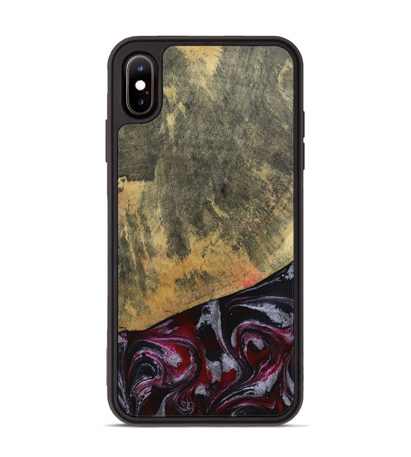 iPhone Xs Max Wood Phone Case - Reign (Red, 803233)