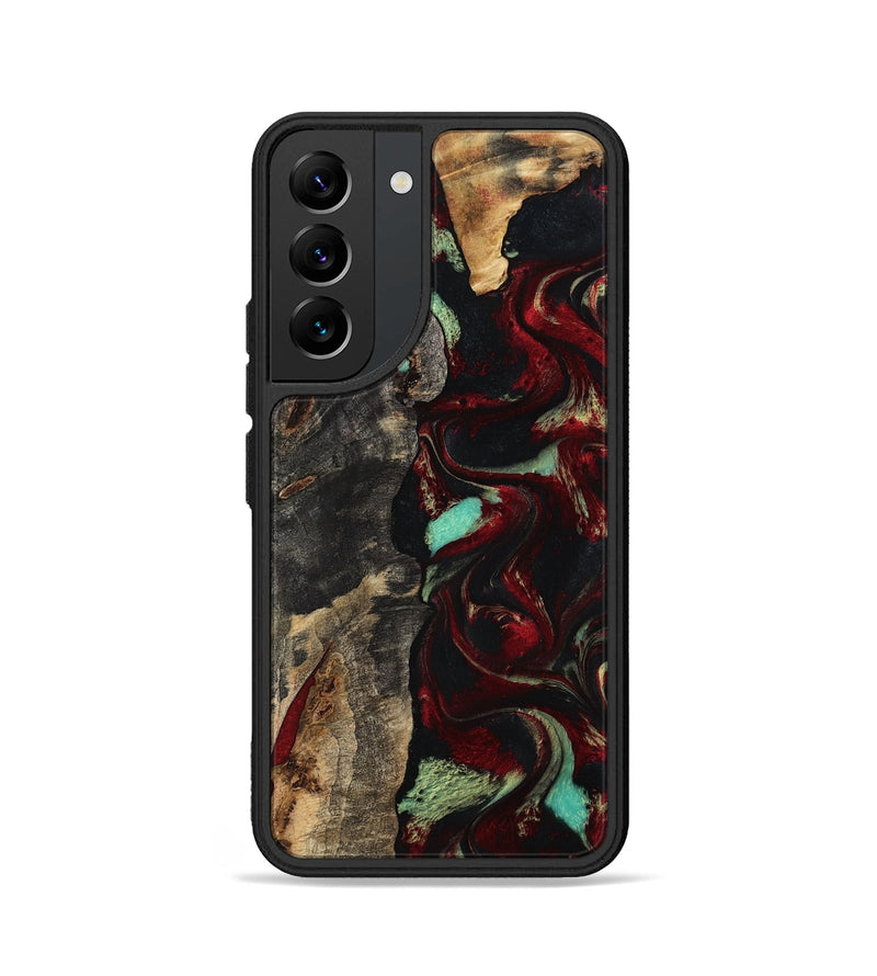 Galaxy S22 Wood Phone Case - Karin (Red, 803234)