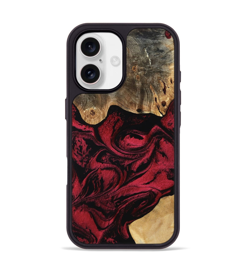 iPhone 17 Wood Phone Case - Eugene (Red, 803235)
