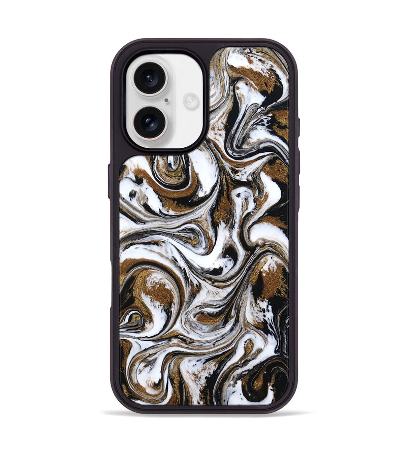 iPhone 17 ResinArt Phone Case - Tarah (Black & White, 803237)
