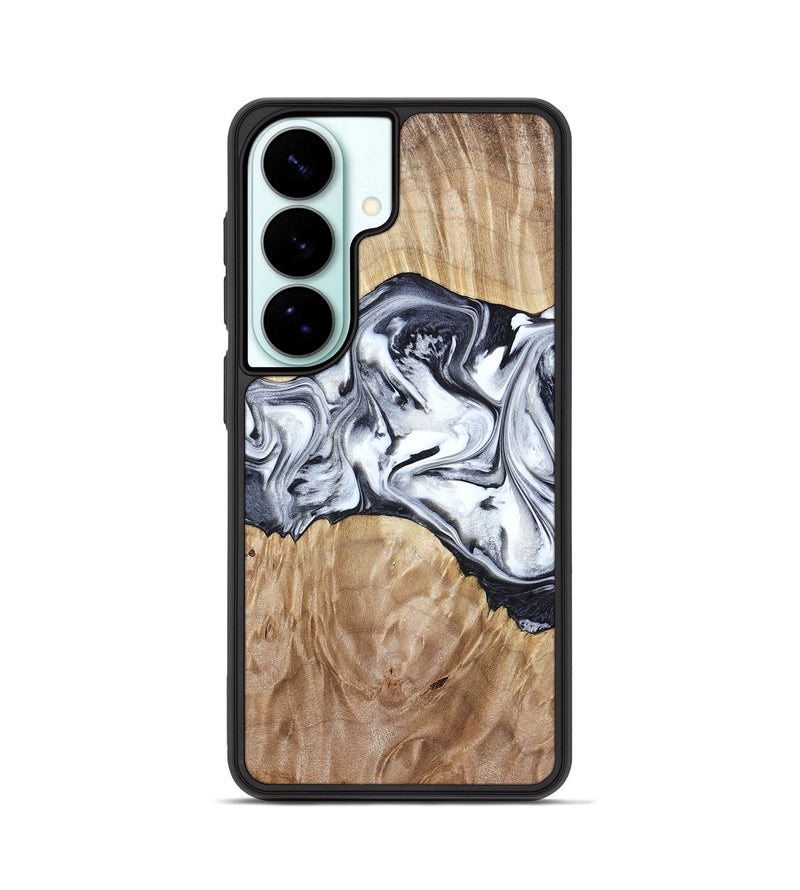 Galaxy S26 Wood Phone Case - Haiden (Black & White, 803240)