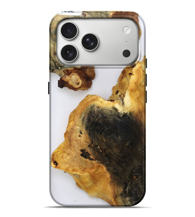 iPhone 17 Pro Max Wood Live Edge Phone Case - Norita (Clear, 803282)
