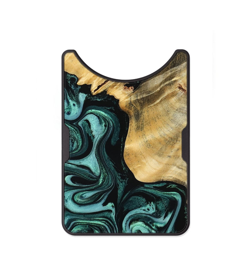 Alloy Wood Wallet - Georgia (Green, 803304)