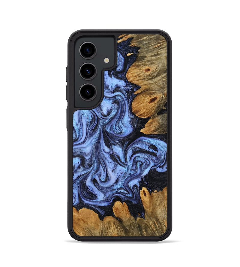 Galaxy S24 Wood Phone Case - Marcelo (Blue, 803331)