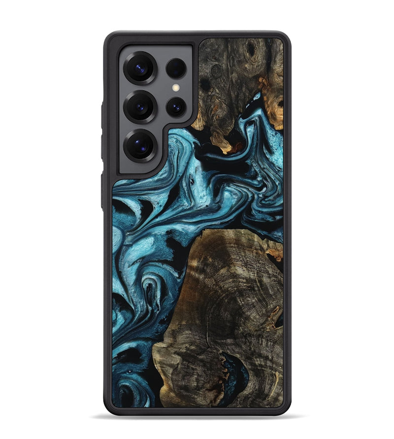 Galaxy S25 Ultra Wood Phone Case - Aarav (Blue, 803332)