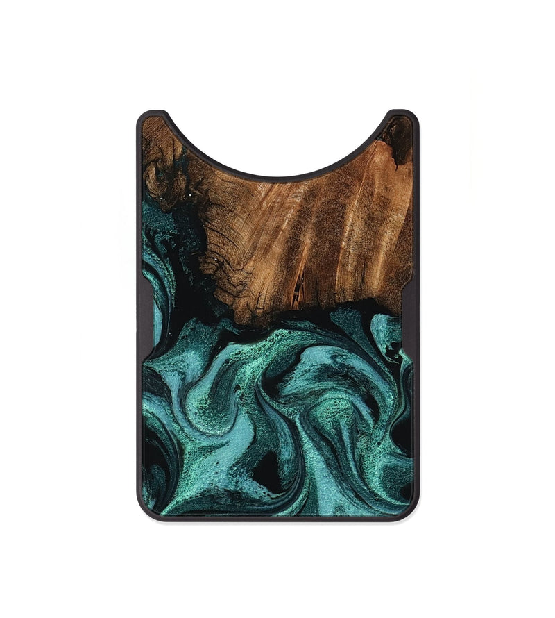 Alloy Wood Wallet - Emery (Green, 803336)