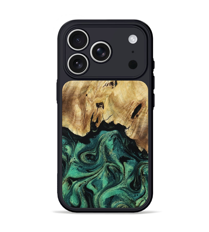 iPhone 17 Pro Wood Phone Case - Minor (Green, 803341)