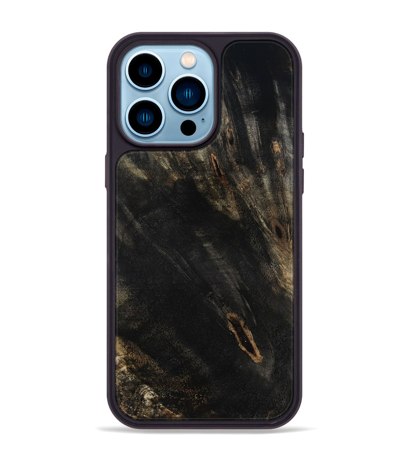 iPhone 14 Pro Max Wood Phone Case - Saniyah (Wood Burl, 803358)