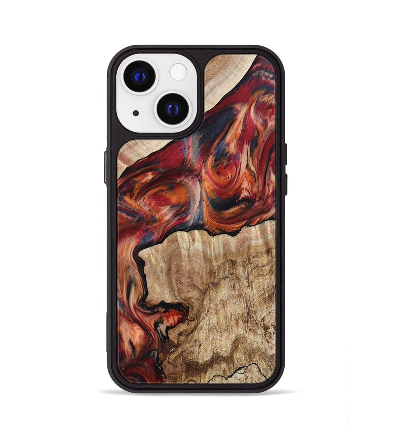 iPhone 13 Wood Phone Case - Hiram (Red, 803405)