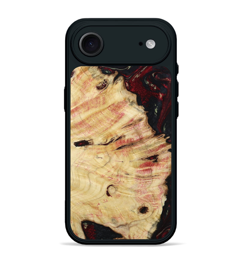iPhone 17 Air Wood Phone Case - Anabel (Red, 803408)