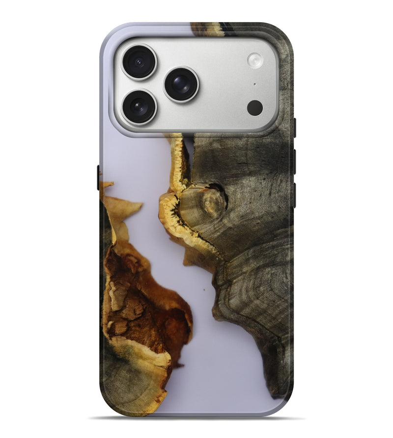 iPhone 17 Pro Max Wood Live Edge Phone Case - Tori (Clear, 803421)