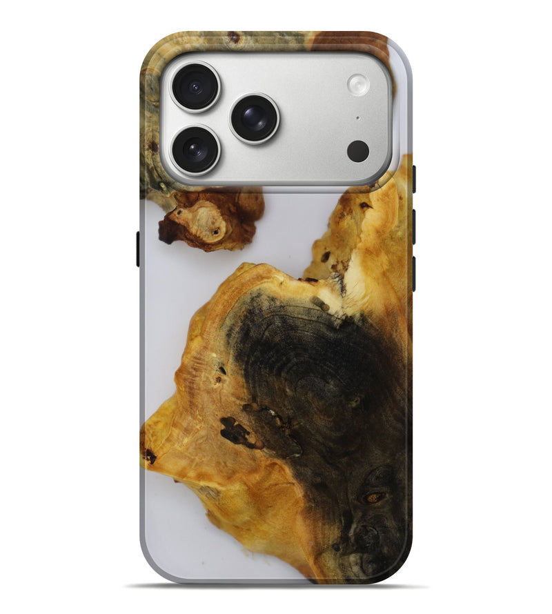 iPhone 17 Pro Max Wood Live Edge Phone Case - Luann (Clear, 803425)