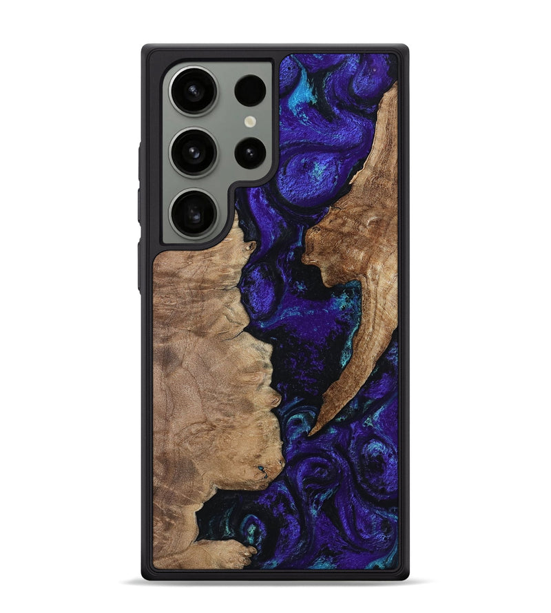 Galaxy S24 Ultra Wood Phone Case - Janiah (Purple, 803438)