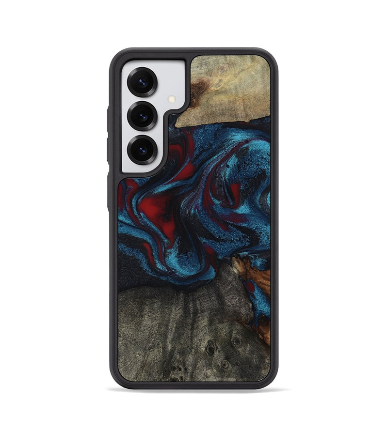 Galaxy S25 Wood Phone Case - Blanca (Red, 803441)