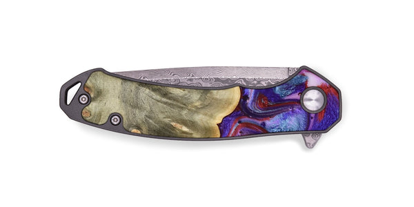 EDC Wood Pocket Knife - Russ (Purple, 803443)