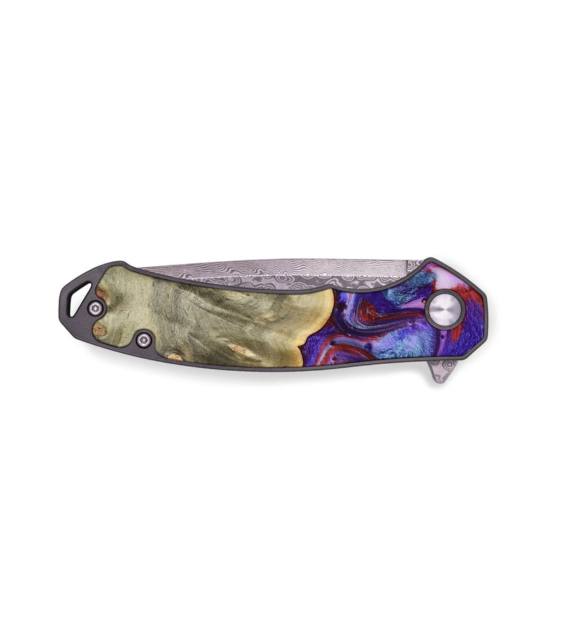 EDC Wood Pocket Knife - Russ (Purple, 803443)