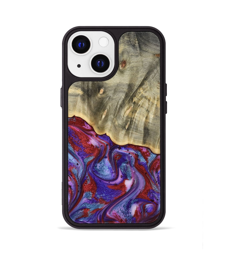 iPhone 13 Wood Phone Case - Russ (Purple, 803443)