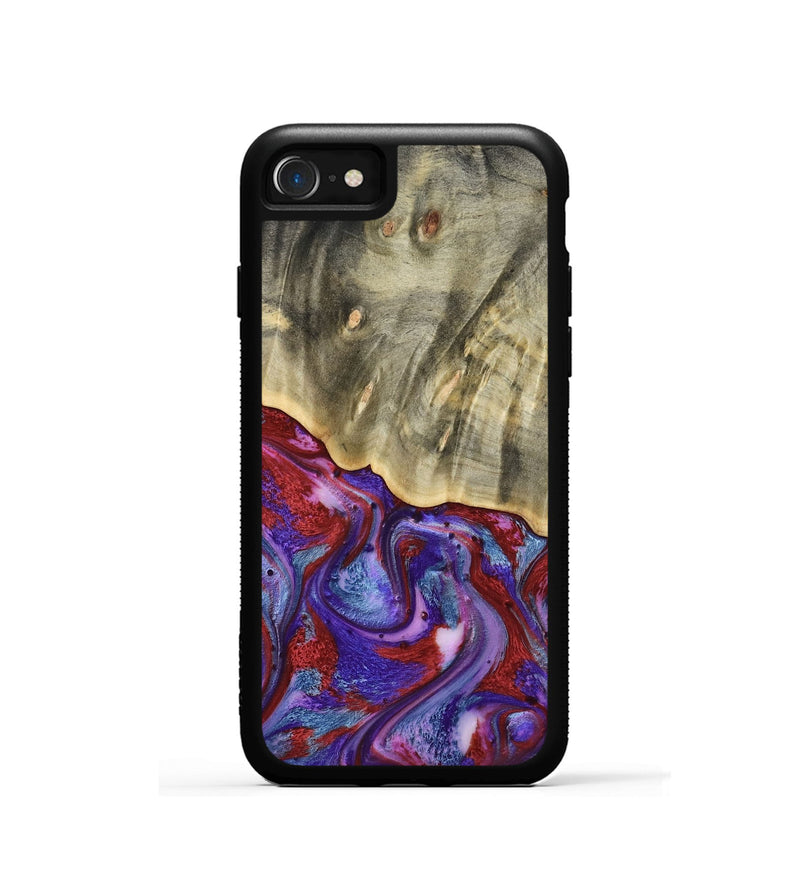iPhone SE Wood Phone Case - Russ (Purple, 803443)