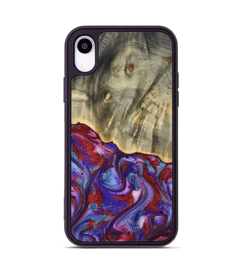 iPhone Xr Wood Phone Case - Russ (Purple, 803443)