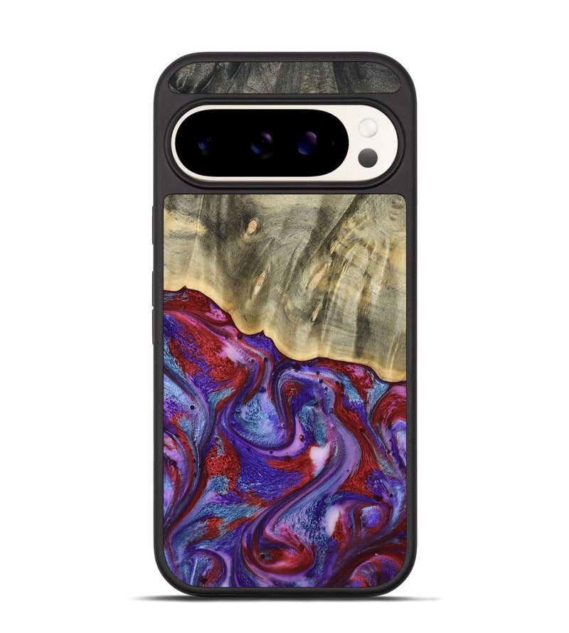 Pixel 9 Wood Phone Case - Russ (Purple, 803443)