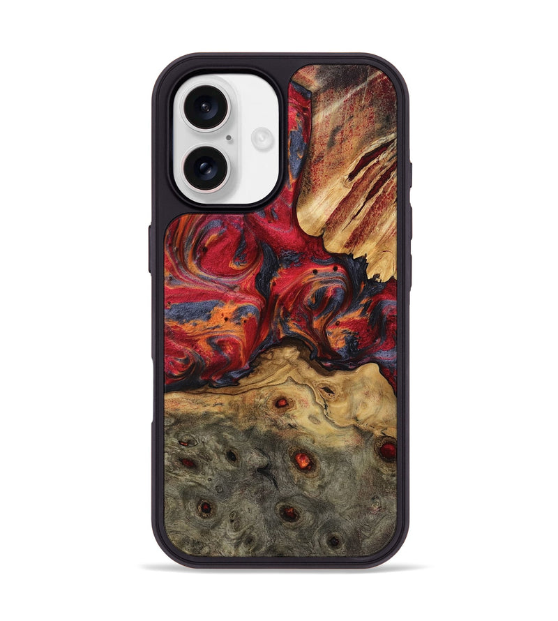 iPhone 17 Wood Phone Case - General (Red, 803444)
