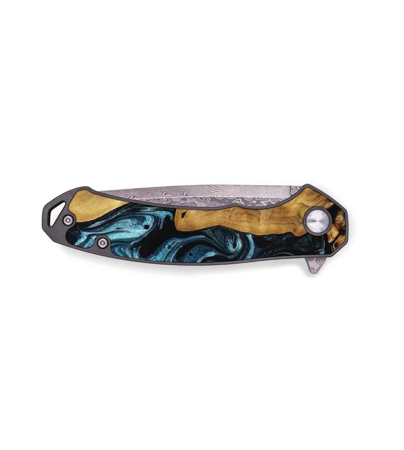 EDC Wood Pocket Knife - Missy (Blue, 803450)