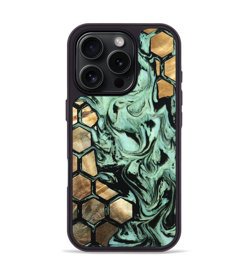 iPhone 16 Pro Wood Phone Case - Mattie (Pattern, 803463)