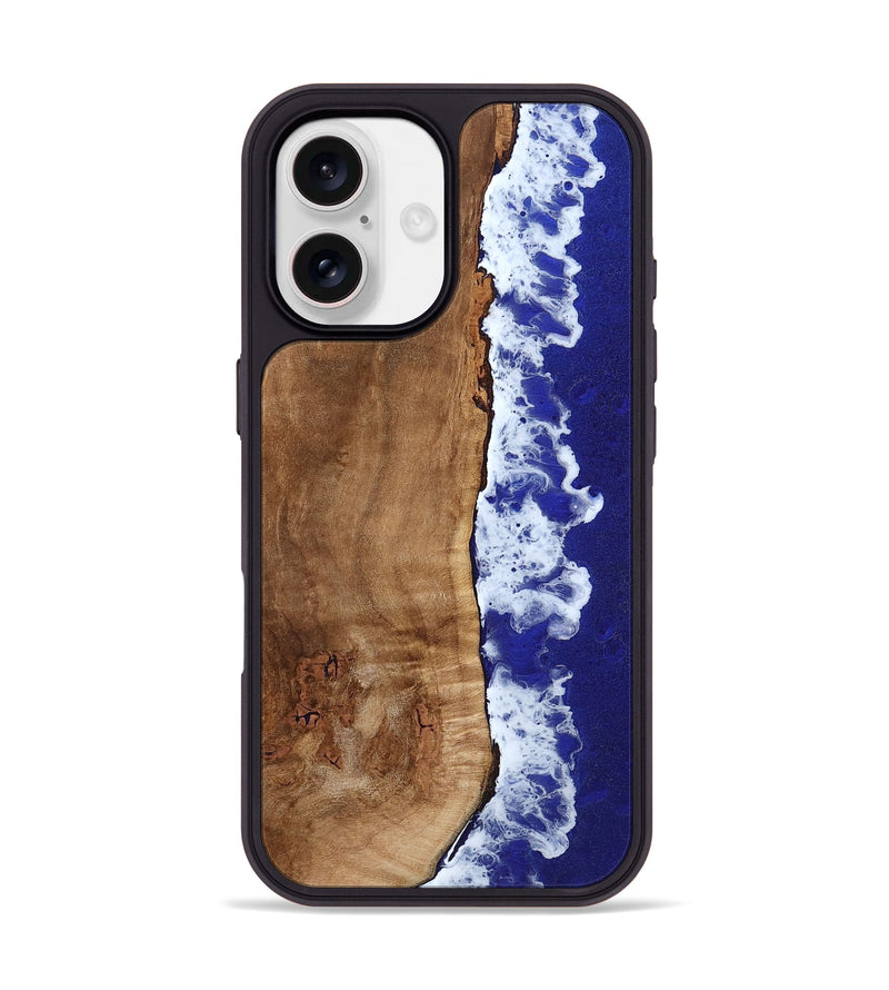 iPhone 17 Wood Phone Case - Iris (Coastal, 803502)