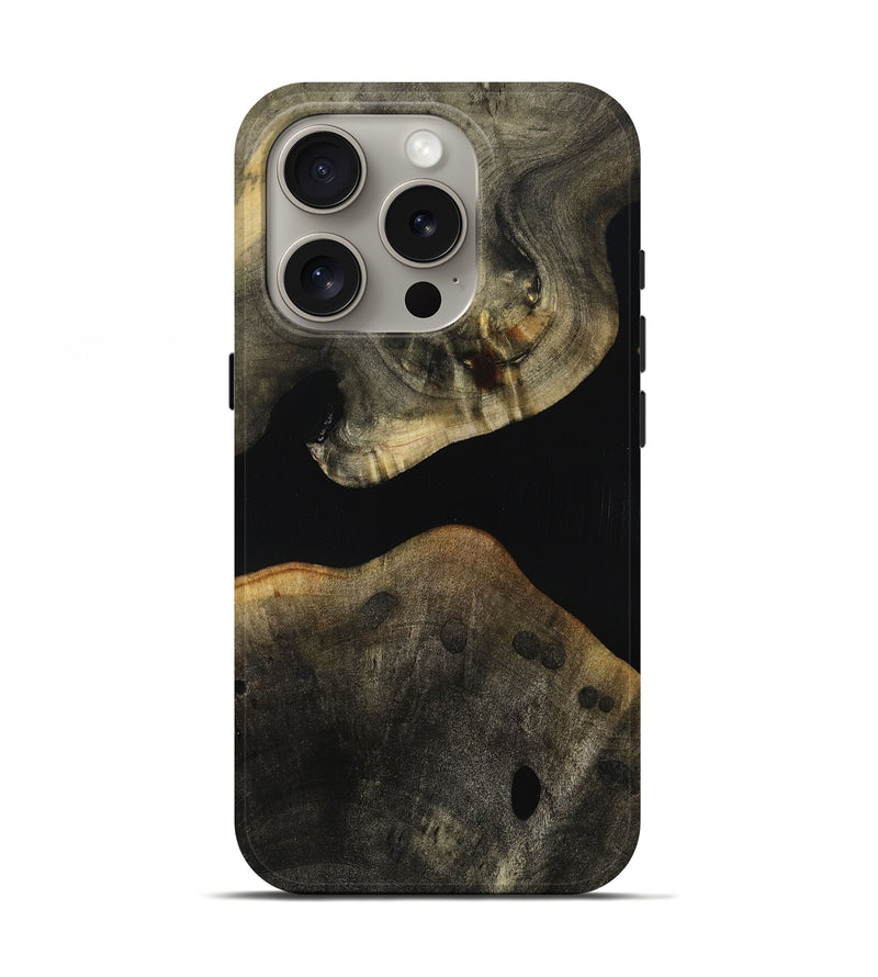 iPhone 16 Pro Wood Live Edge Phone Case - Harland (Wood Burl, 803530)