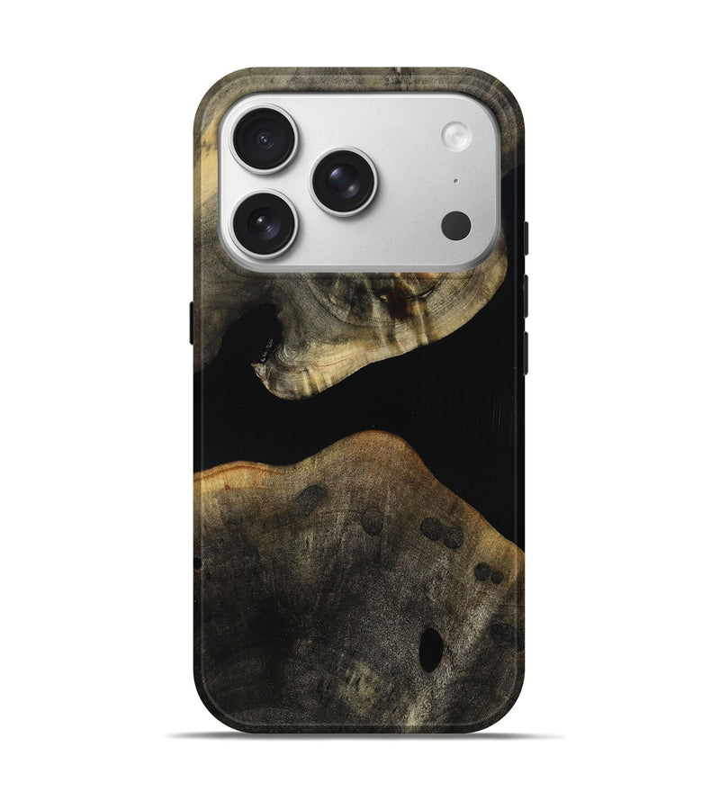 iPhone 17 Pro Wood Live Edge Phone Case - Harland (Wood Burl, 803530)