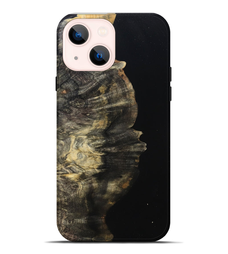 iPhone 14 Plus Wood Live Edge Phone Case - Demario (Wood Burl, 803542)