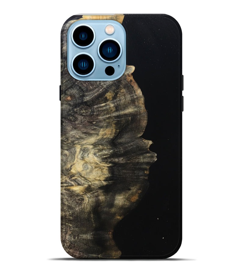 iPhone 14 Pro Max Wood Live Edge Phone Case - Demario (Wood Burl, 803542)