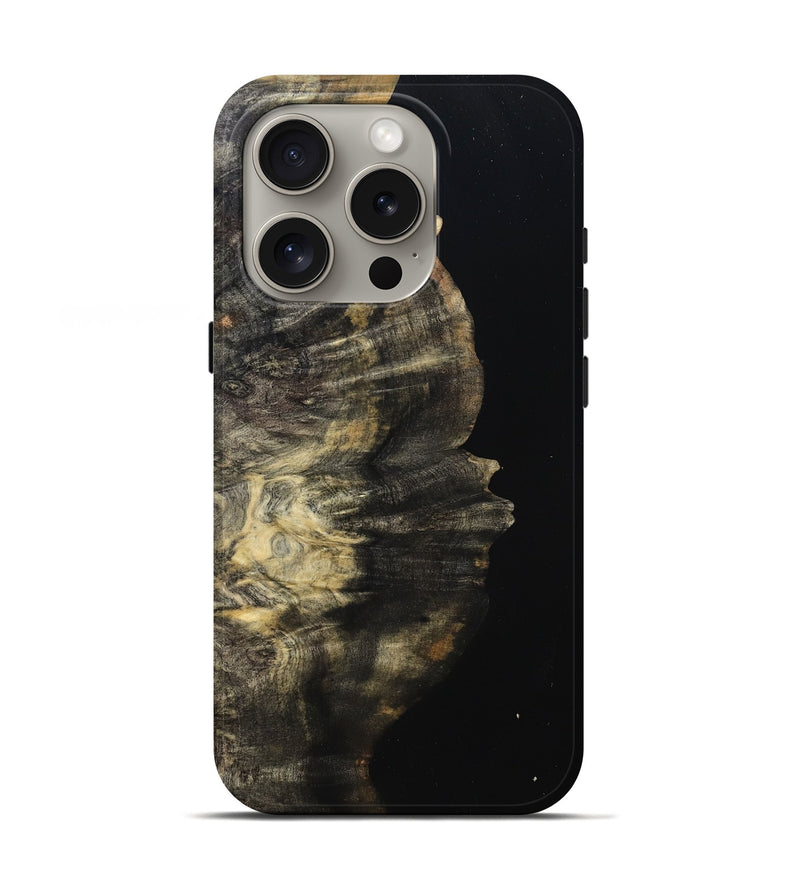 iPhone 16 Pro Wood Live Edge Phone Case - Demario (Wood Burl, 803542)