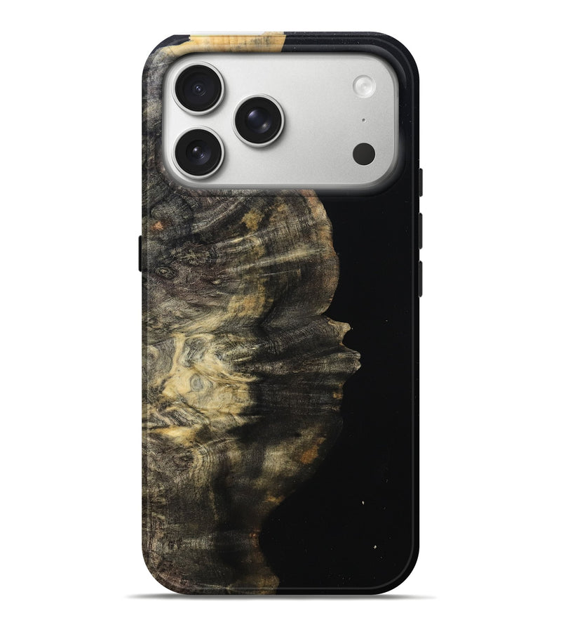 iPhone 17 Pro Max Wood Live Edge Phone Case - Demario (Wood Burl, 803542)