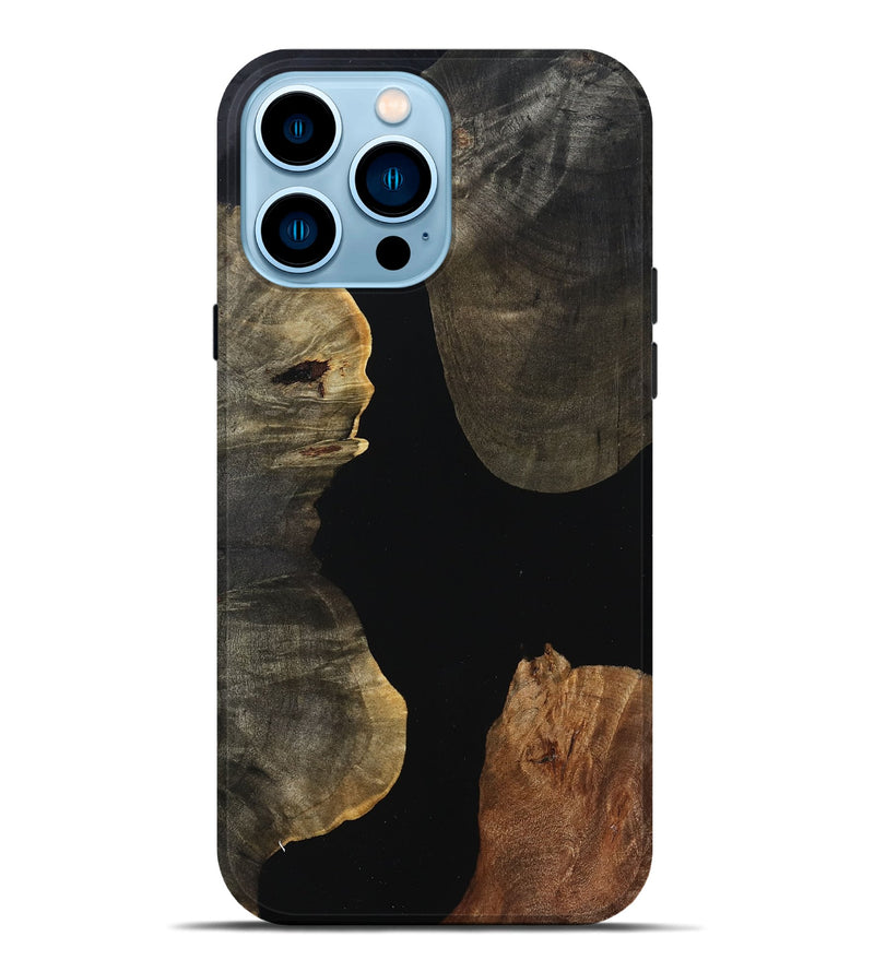 iPhone 14 Pro Max Wood Live Edge Phone Case - Maisy (Wood Burl, 803544)