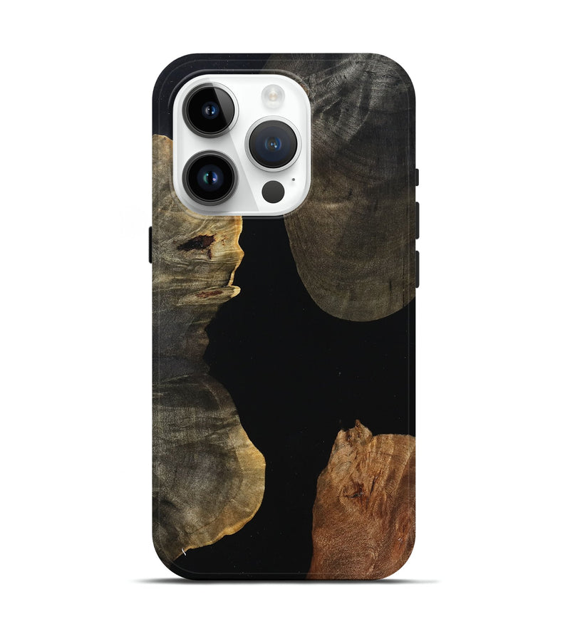 iPhone 15 Pro Wood Live Edge Phone Case - Maisy (Wood Burl, 803544)