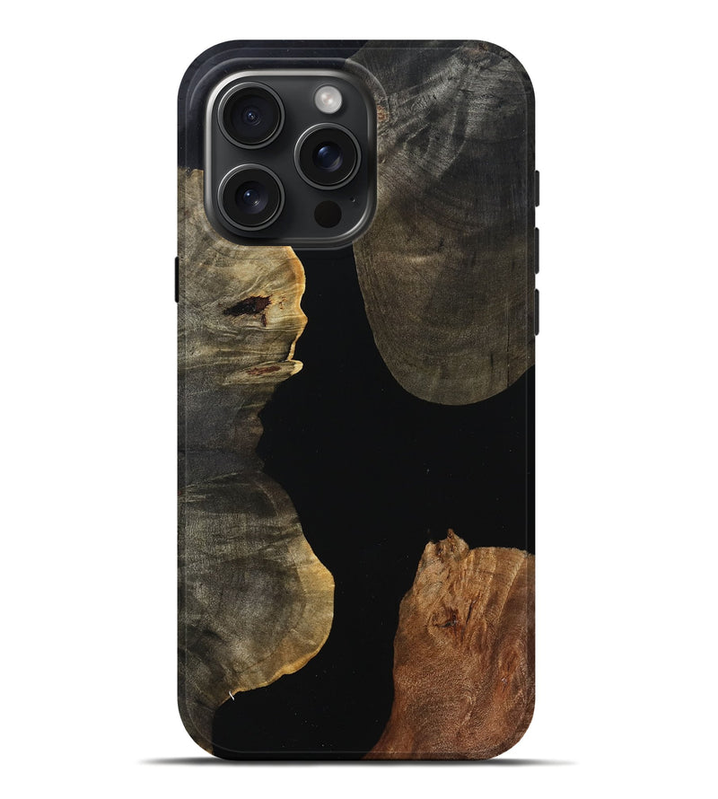 iPhone 16 Pro Max Wood Live Edge Phone Case - Maisy (Wood Burl, 803544)