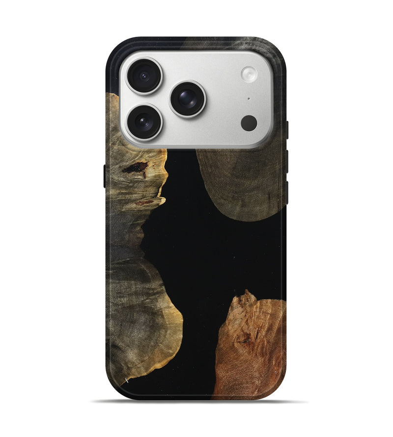 iPhone 17 Pro Wood Live Edge Phone Case - Maisy (Wood Burl, 803544)