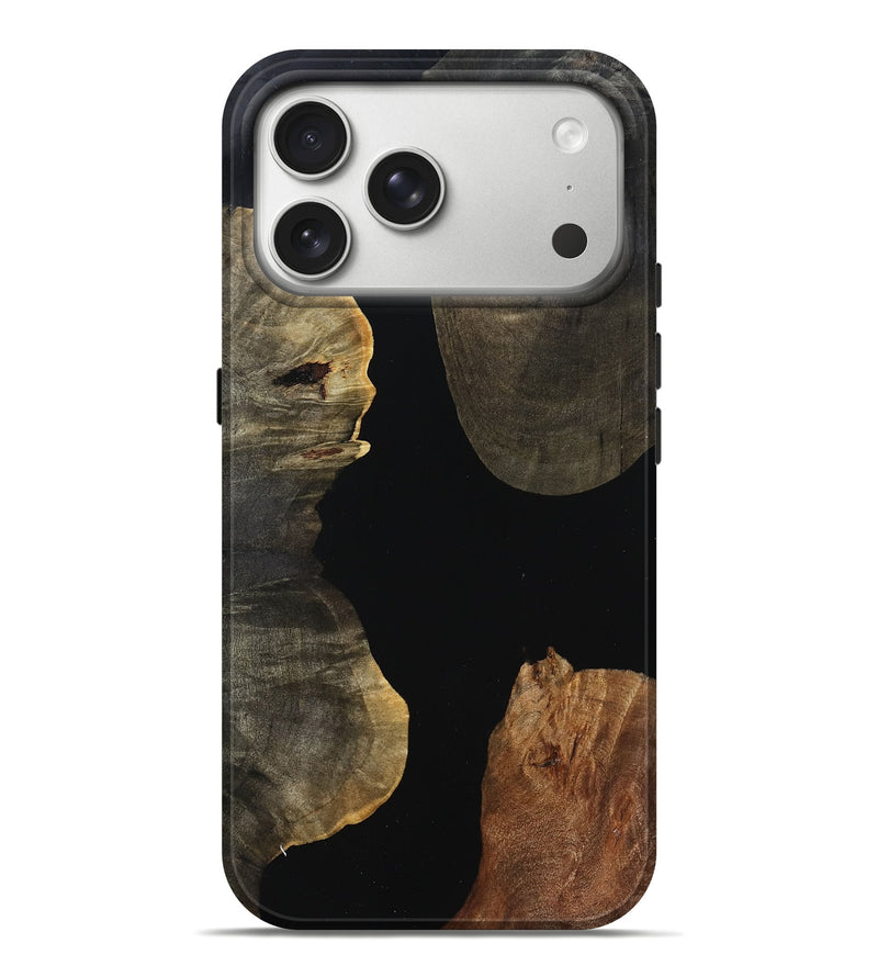 iPhone 17 Pro Max Wood Live Edge Phone Case - Maisy (Wood Burl, 803544)