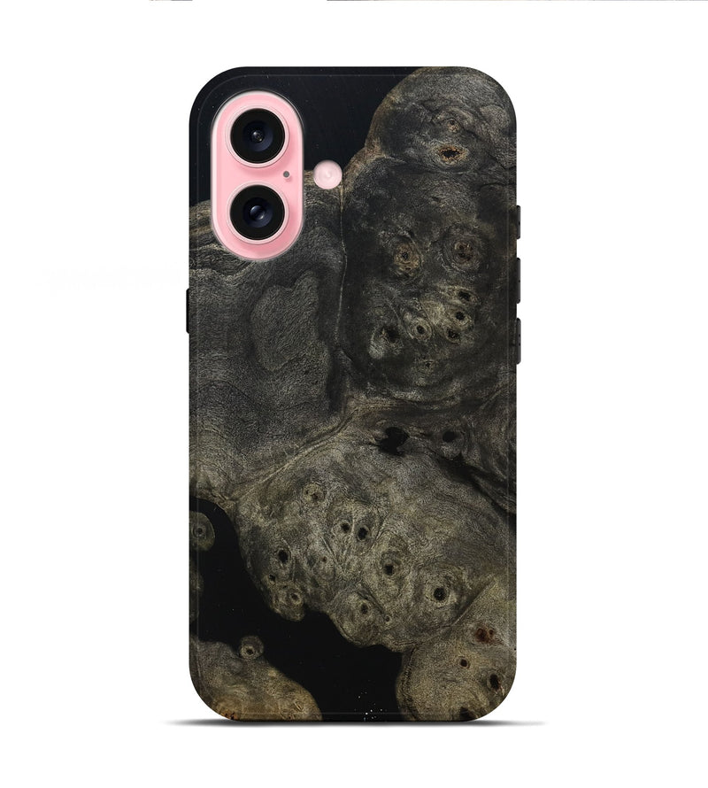 iPhone 16 Wood Live Edge Phone Case - Theresa (Wood Burl, 803548)
