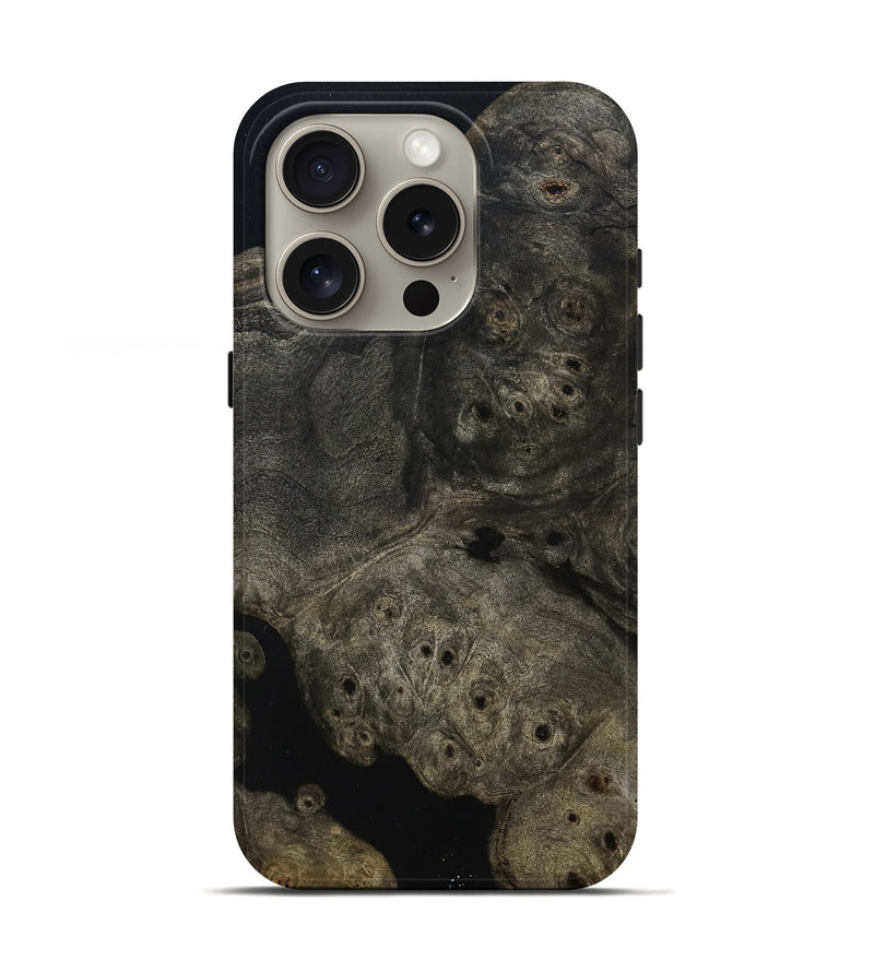 iPhone 16 Pro Wood Live Edge Phone Case - Theresa (Wood Burl, 803548)