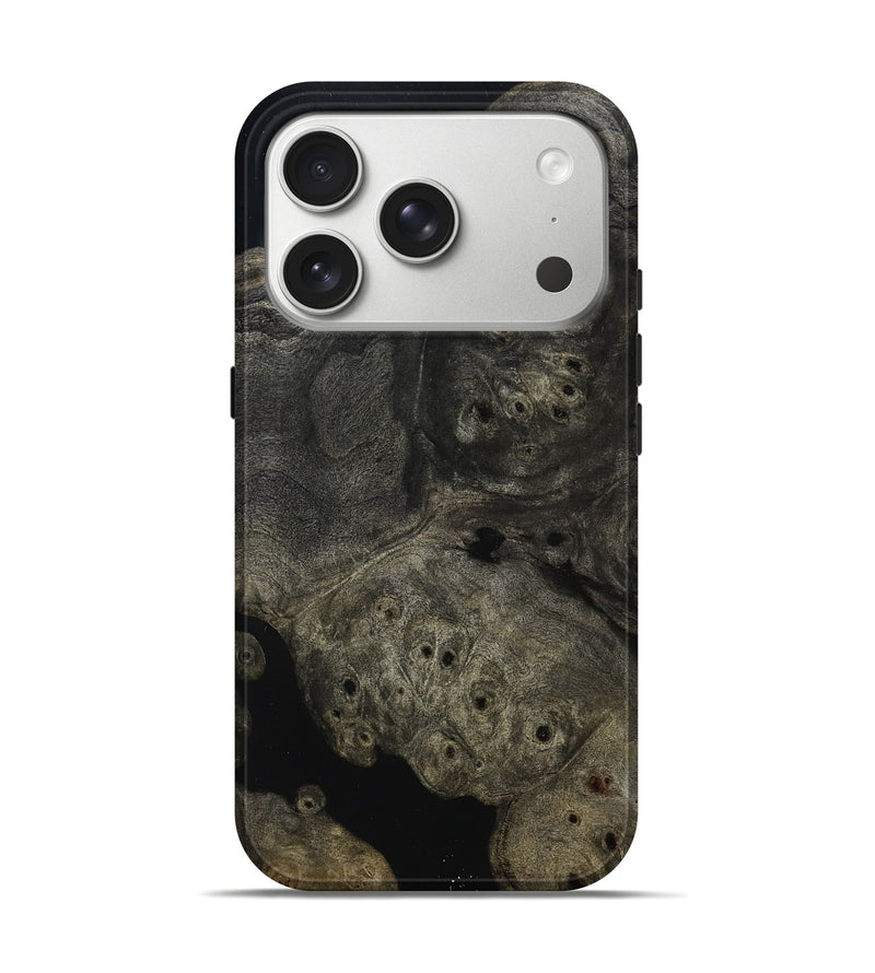 iPhone 17 Pro Wood Live Edge Phone Case - Theresa (Wood Burl, 803548)