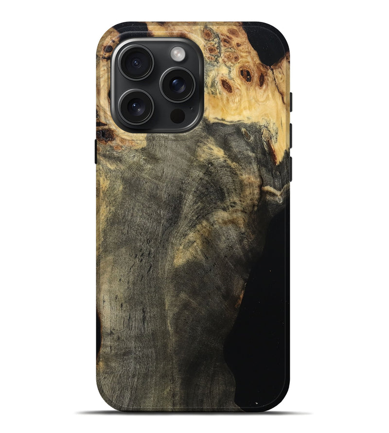 iPhone 16 Pro Max Wood Live Edge Phone Case - Ryker (Wood Burl, 803559)