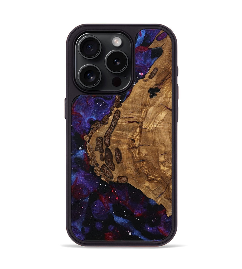 iPhone 15 Pro Wood Phone Case - Jazlynn (Cosmos, 803580)