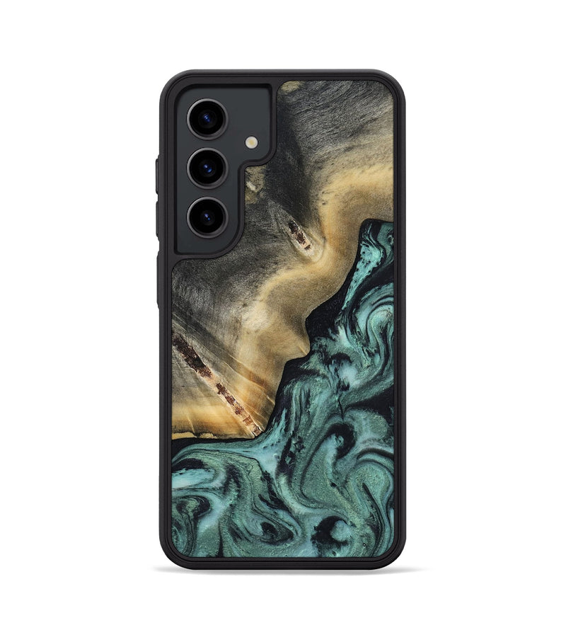Galaxy S24 Wood Phone Case - Mylee (Green, 803610)