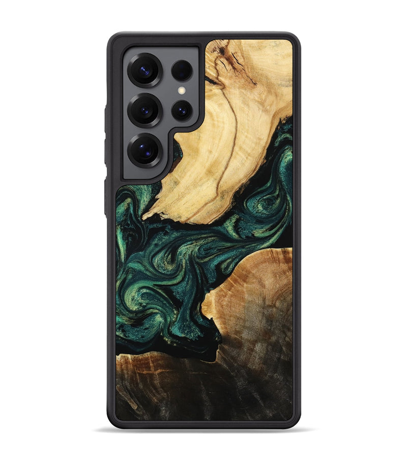 Galaxy S25 Ultra Wood Phone Case - Art (Green, 803612)